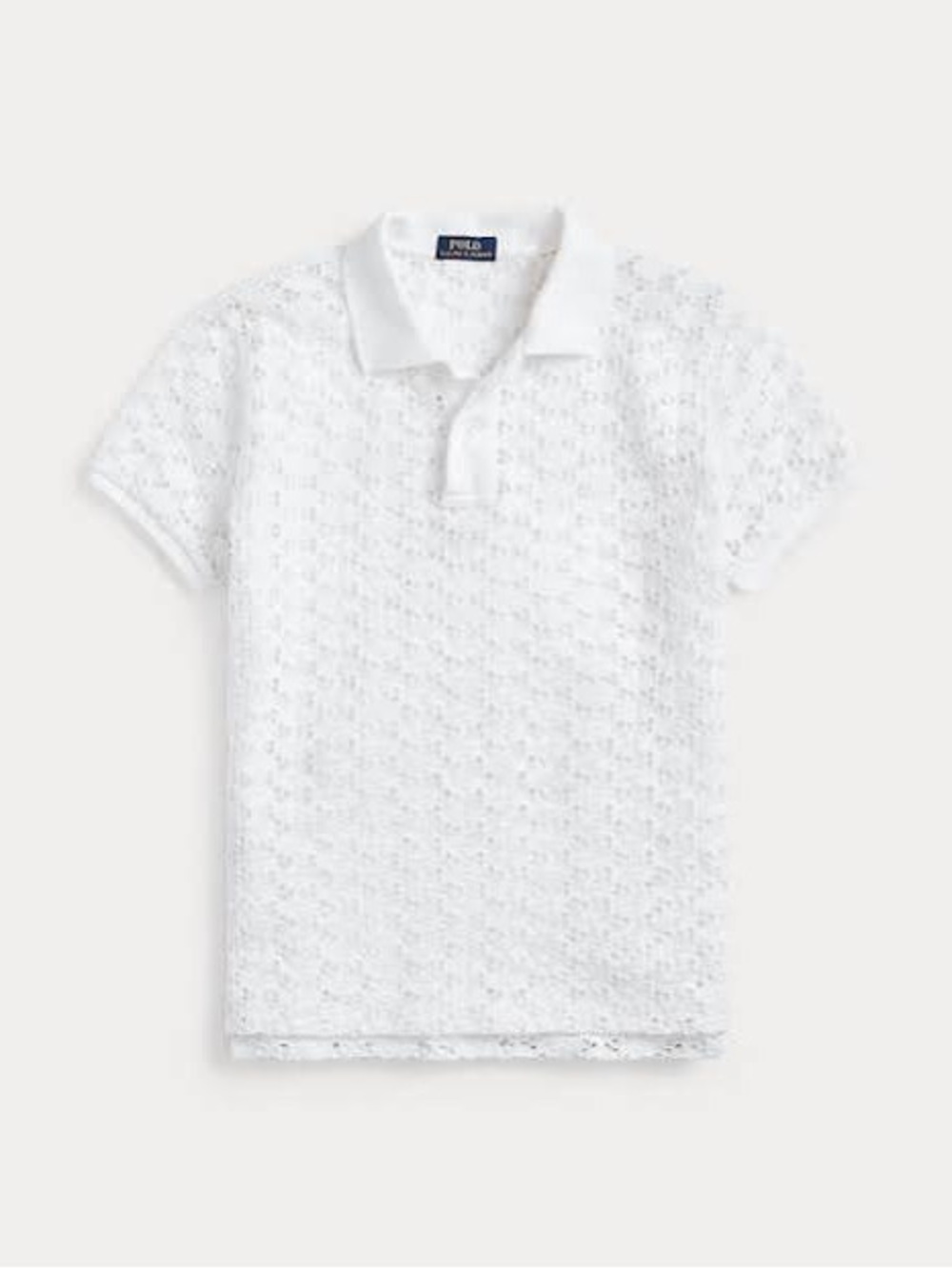 Polo by Ralph Lauren White Lace Polo Shirt